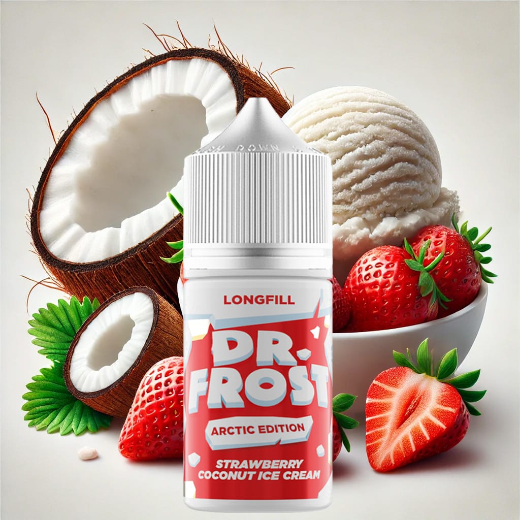 Dr Frost Arctic Edition Strawberry Coconut Ice Cream 6ml/30ml Flavor Shot