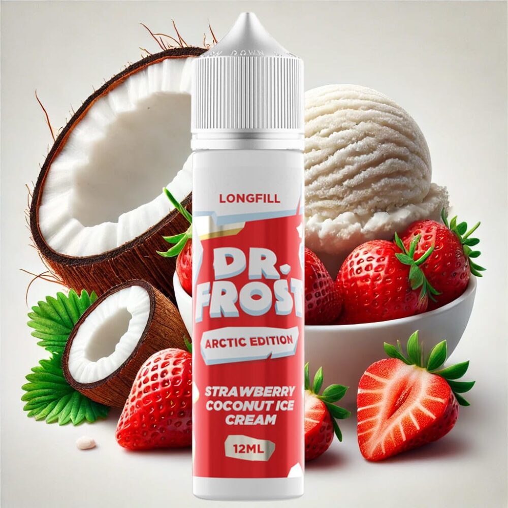 Dr Frost Arctic Edition Strawberry Coconut Ice Cream12ml/60ml Flavor Shot