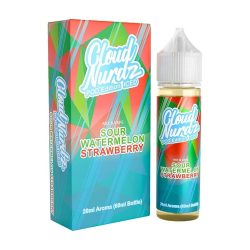 Cloud Nurdz Sour Watermelon Strawberry Iced 20ml/60ml Flavor Shot