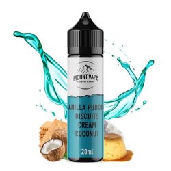 Mount Vape Vanilla Pudding Biscuits Cream Coconut 20ml/60ml Flavorshot