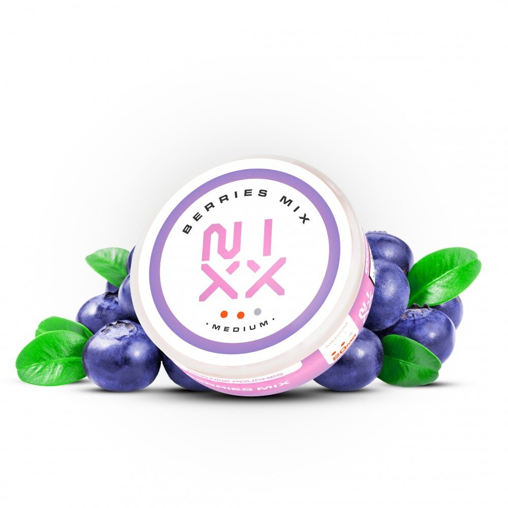 Nixx Nicotine Pouch Berries Mix 20mg/g 24pcs