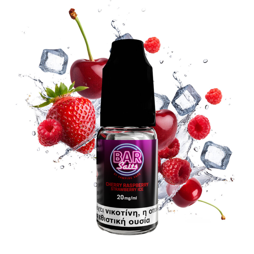 Vampire Vape Bar Salts Cherry Raspberry Strawberry Ice 10ml 20mg Nic Salts