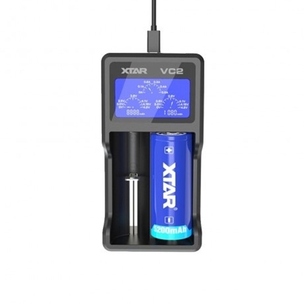 XTAR VC2 Διπλός φορτιστής μπαταριών